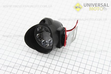 Фара додаткова світлодіодна вологозахисна - 6 LED з кріпленням "крапля" 52 * 52мм. Китай (Різне / UM3247-V01)