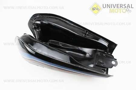 Бак паливний Viper V125 S SAFARI / Zhongyu ZY125, чорний. Китай (Запчастини на мотоцикл / UM3247-V06)