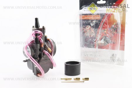 Карбюратор SPORT PWK 32 (d = 32мм) з хутро. Заслінкою, (якісна копія). KEIHIN (Запчастини на мотоцикл з двигуном CB / UM3247-V13)