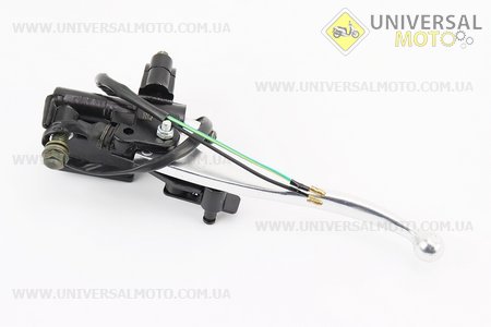 Гальмівний циліндр головний правий на кермі, Тип №6 (з стоянковим фіксатором). Китай (Запчастини на мотоцикл / UM3247-V33)