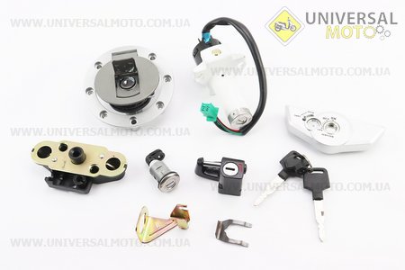 Viper - V200N Замки комплект (запалювання, кришка баку, замок керма). Китай (Запчастини на мотоцикл / UM3247-V62)