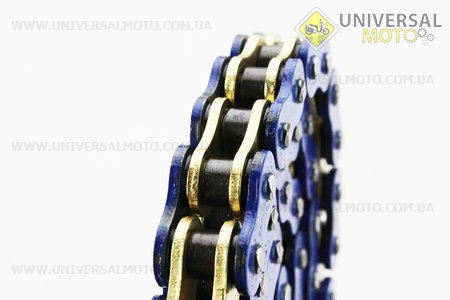 Ланцюг приводу колеса 520НVO * 104L GOLD / BLUE (з сальниками) (немає DID на ланці). D.I.D. (Запчастини на мотоцикл / UM3248-V72)