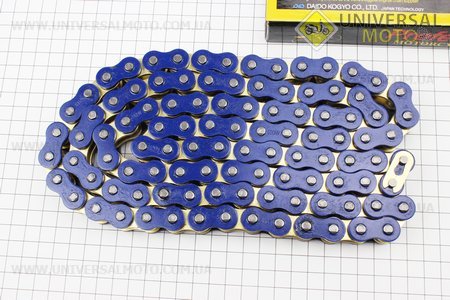 Ланцюг приводу колеса 520НVO * 104L GOLD / BLUE (з сальниками) (немає DID на ланці). D.I.D. (Запчастини на мотоцикл / UM3248-V72)