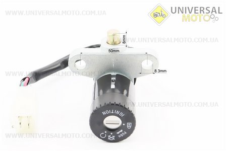 Loncin- LX300-6 Замки комплект (запалювання, кришка бака). Китай (Запчастини на мотоцикл Loncin / UM3249-V38)