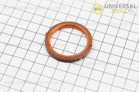 Прокладка глушника мідна 39*30мм. Китай (Запчастини на мотоцикл / UM3249-V67)