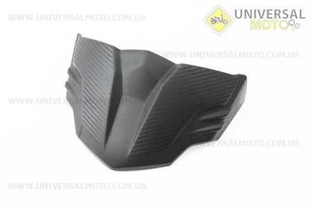 Loncin- JL200 - 68A пластик - обтічник фари верхній, ЧОРНИЙ. Китай (Запчастини на мотоцикл Loncin / UM3249-V92)