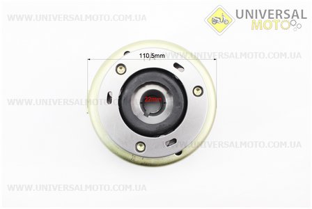 Ротор магнето з обгінною муфтою в зборі, тип1. Китай (Запчастини на мотоцикл з двигуном CG / UM3260-V17)
