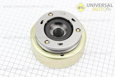 Ротор магнето з обгінною муфтою в зборі, тип1. Китай (Запчастини на мотоцикл з двигуном CG / UM3260-V17)
