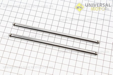 Товкач клапана 141,5мм - штанга комплект 2шт. Китай (Запчастини на мотоцикл з двигуном CG / UM3260-V31)