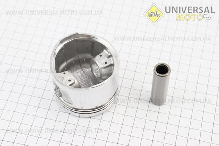 Поршневий комплект (поршень, кільця, палець) CB/CG150см.куб. 62мм STD (висота 50мм, палець 15мм). Китай (Запчастини на мотоцикл з двигуном CB / UM3260-V74)