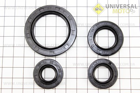 Сальники двигателя к-кт 4шт (16*28*7, 14*28*7, 20*34*7, 34*50*7)