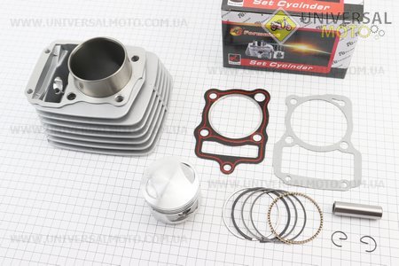 Циліндр, поршень, палець, кільця (Комплект ЦПГ) 150сс-62мм (палець 15мм). Formula (Запчастини на мотоцикл з двигуном CG / UM3260-V94)