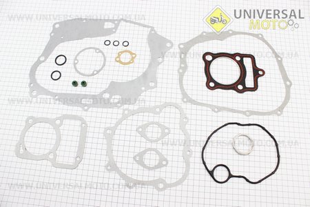 Прокладки двигуна CG-125см.куб.-56,5мм, комплект 18 деталей. premium gaskets (Запчастини на мотоцикл з двигуном CG / UM3260-V99)