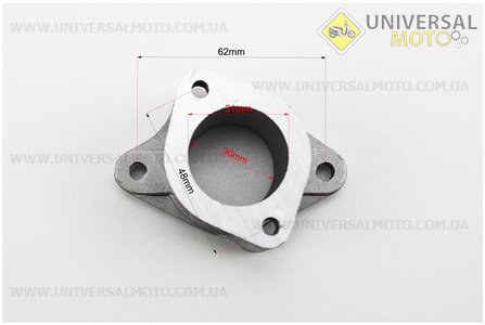 Патрубок карбюратора метал 200см.куб.. Китай (Запчастини на мотоцикл з двигуном CG / UM3261-V22)
