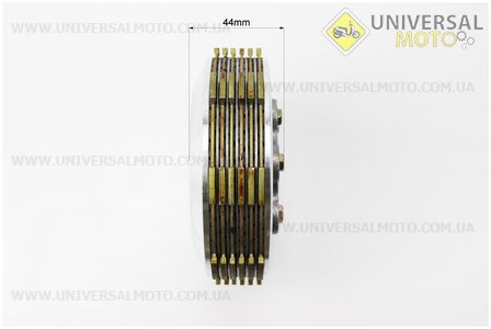 Сцепление в сборе (6 болтов). Китай (Мотоциклы CG125-250 / UM3261-V26)