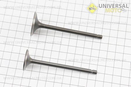 Клапана выпускной (h-89; d-27), впускной (h-90; d-31,5) комплект 2 штуки 200см3 . TATA (Мотоциклы CG125-250 / UM3261-V36)