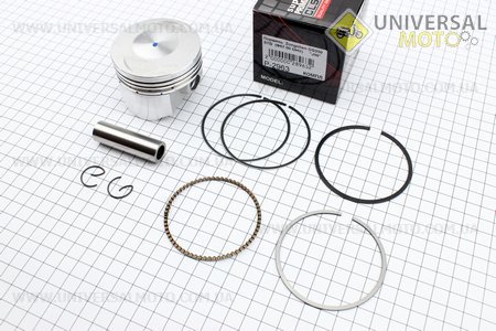 Поршень, кольца, палец комплект 250cc 67мм STD (палец 16мм). Китай (Мотоциклы CG125-250 / UM3261-V48)
