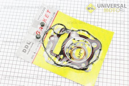 Прокладки поршневої CG-200см.куб.-63,5мм, комплект 8 деталей. DDL (Запчастини на мотоцикл з двигуном CG / UM3261-V72)