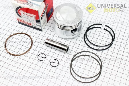 Поршневий комплект (поршень, кільця, палець) CG150см.куб. 62мм STD (висота 49,5мм, палець 15мм). ZHENGHE (Запчастини на мотоцикл з двигуном CG / UM3261-V76)