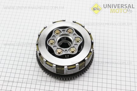 Сцепление в сборе (6 болтов) ZUBR/F5. ZHENGHE (Мотоциклы CG125-250 / UM3262-V37)