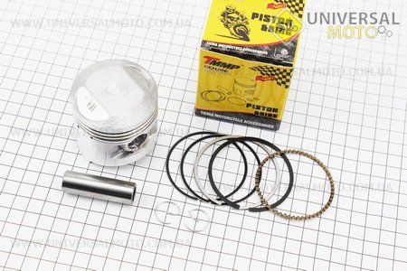 Поршень, кольца, палец, комплект 125см3 56,5мм STD (палец 15мм). TMMP (Двигатель CG / UM3262-V47)