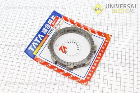 Диск зчеплення фрикційний 5шт комплект 150/200см.куб.. TATA (Запчастини на мотоцикл з двигуном CG / UM3262-V59)
