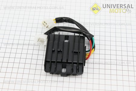 Реле-регулятор напруги 5 проводів CG125-150см.куб./V250-R1(NK). Китай (Запчастини на мотоцикл з двигуном CG / UM3262-V94)