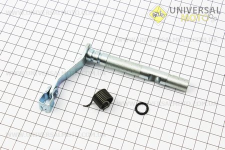 Вал зчеплення зовнішній + пружина CGВ. Китай (Запчастини на мотоцикл з двигуном CG / UM3263-V46)