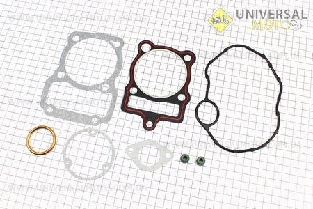 Прокладки поршневої CG-250см.куб.-68мм, комплект 8 деталей. DDL (Запчастини на мотоцикл з двигуном CG / UM3263-V56)