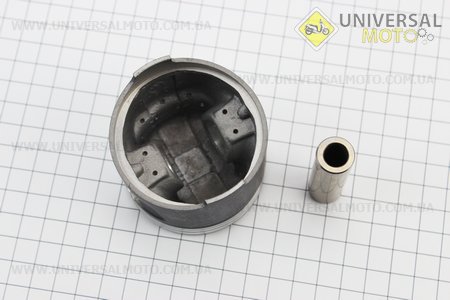 Поршень комплект CG150cc 62мм STD (висота 49,5мм, палець 15мм) (без упаковки та стопорних кілець, заводський). Китай (Запчастини на мотоцикл з двигуном CG / UM3263-V89)