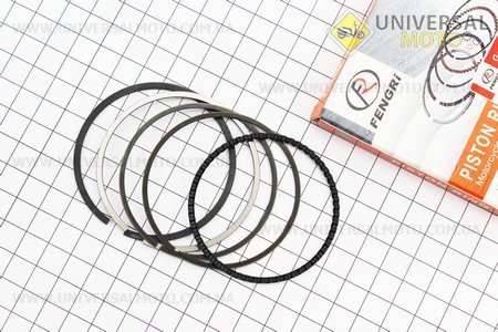 Кільця поршневі 150cc 62мм STD (товщина - 1 мм). FENGRI (Запчастини на мотоцикл з двигуном CG / UM3264-V06)