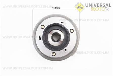 Ротор магнето з обгінною муфтою в зборі, тип2. Китай (Запчастини на мотоцикл з двигуном CG / UM3264-V31)
