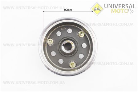 Ротор магнето з обгінною муфтою в зборі, тип2. Китай (Запчастини на мотоцикл з двигуном CG / UM3264-V31)