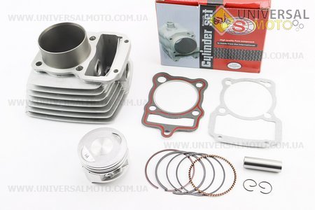 Циліндро поршневий комплект (цпг) 200см.куб.-63,5мм (висота циліндра 76/102мм) (палець 15мм) червона коробка. SEE (Запчастини на мотоцикл з двигуном CG / UM3264-V61)