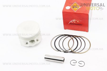 Поршневий комплект (поршень, кільця, палець) CG250см.куб. 67мм STD (висота 51,5мм, палець 16мм). MARATHON (Запчастини на мотоцикл з двигуном CG / UM3264-V74)