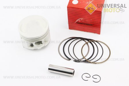 Поршневий комплект (поршень, кільця, палець) CG250см.куб. 67мм +0,25 (висота 51,5мм, палець 16мм). MARATHON (Запчастини на мотоцикл з двигуном CG / UM3264-V78)