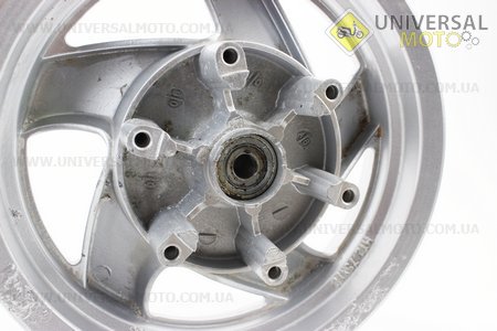 УЦІНКА Viper - CRUISER Диск передній литий MT2,75x12 d15мм (диск гальм. 6 болтів) "5 променів" сірий (невеликий наліт). Китай (Диски до скутера / UM3281-V98)