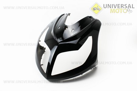 BAOTIAN - BT49QT-12G1 пластик комплект (15 деталей), ЧОРНО - бордовий. Китай (Запчастини на скутер / UM3282-V57)