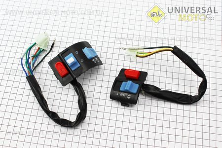 Viper - Navigator Блок кнопок на кермі лівий + правий комплект. Китай (Запчастини на скутер / UM3283-V73)