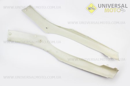 Viper - Navigator пластик - задній бічній нижній правий, лівий комплект 2шт, СІРИЙ. Китай (Запчастини на скутер / UM3283-V74)