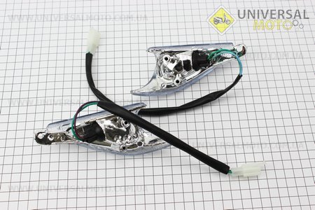 Viper - Navigator пластик - повороти передні в зборі комплект 2шт. Китай (Запчастини на скутер / UM3283-V77)