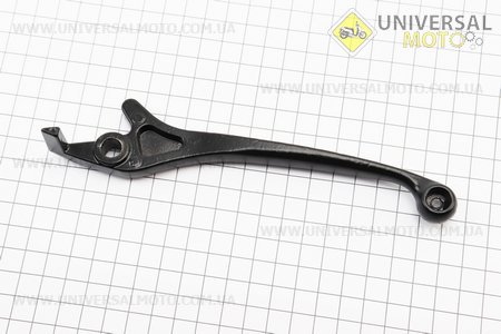 Важіль керма правий (дискове гальмо), чорний. Китай (Запчастини на скутер / UM3284-V49)