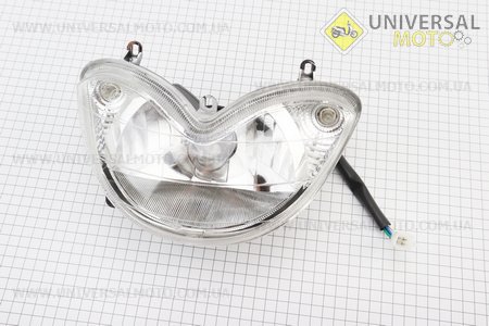 GEELY - JL 50QT-39 Фара передня в зборі. Китай (Запчастини на скутер / UM3285-V26)