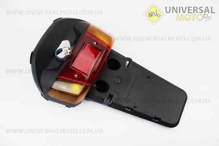 Yamaha JOG ARTISTIC ліхтар задній з крилом в зборі. Китай (Пластик на японський скутер / UM3290-V61)