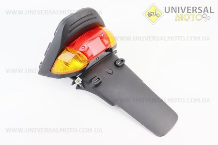 Yamaha JOG NEXT ZONE ZR ліхтар задній з крилом в зборі. Китай (Пластик на японський скутер / UM3290-V65)