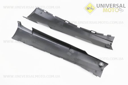 Yamaha JOG ARTISTIC пластик - нижній боковий лівий і правий комплект 2шт, ЧОРНИЙ. Китай (Пластик на японський скутер / UM3291-V19)