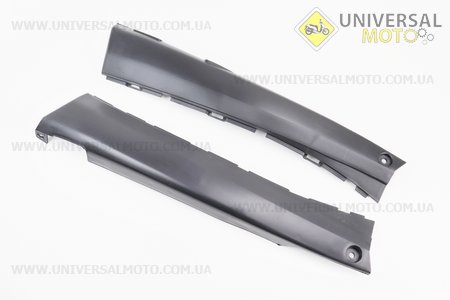 Yamaha JOG ARTISTIC пластик - нижній боковий лівий і правий комплект 2шт, ЧОРНИЙ. Китай (Пластик на японський скутер / UM3291-V19)