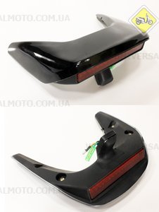 Yamaha JOG NEXT ZONE пластик - "спойлер" + фонарь "спойлера" в сборе. Китай (Пластик / UM3291-V23)