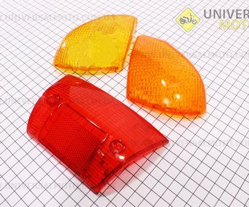 Yamaha JOG NEXT ZONE "стекло"- стопа+поворотов к-кт 3шт