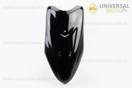 Yamaha JOG SA-16 пластик - передній основний "дзьоб", ЧОРНИЙ. Китай (Пластик на японський скутер / UM3291-V61)